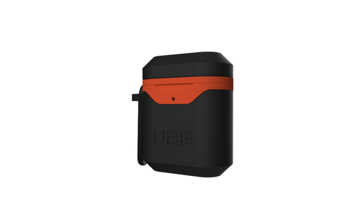UAG Standard Issue 001 Hard Case for Apple Airpods 1/2 - Black /Orange