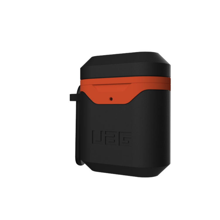 UAG Standard Issue 001 Hard Case for Apple Airpods 1/2 - Black /Orange