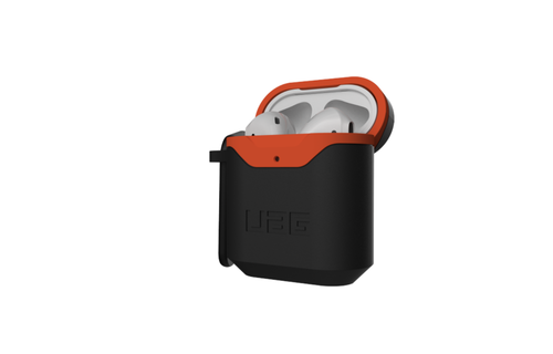 UAG Standard Issue 001 Hard Case for Apple Airpods 1/2 - Black /Orange