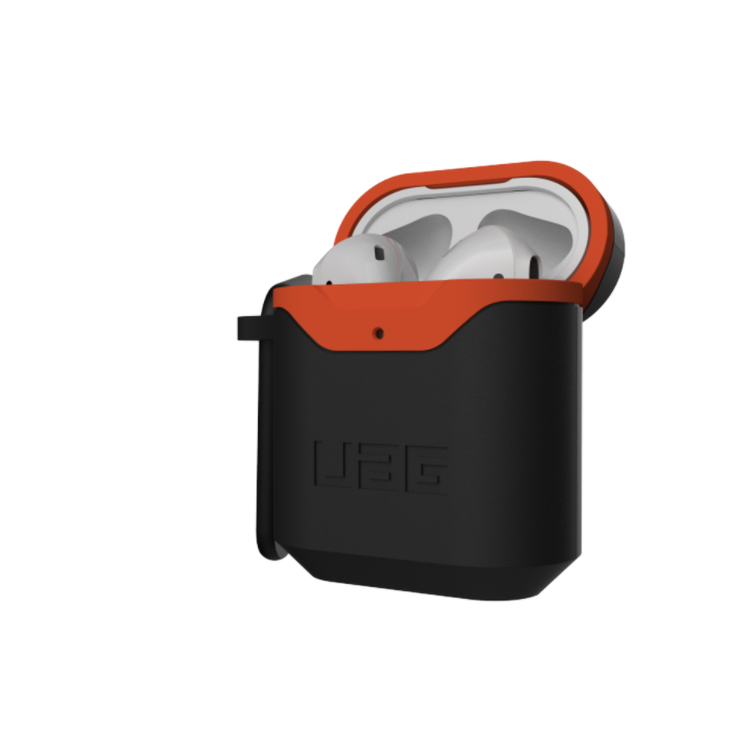 UAG Standard Issue 001 Hard Case for Apple Airpods 1/2 - Black /Orange