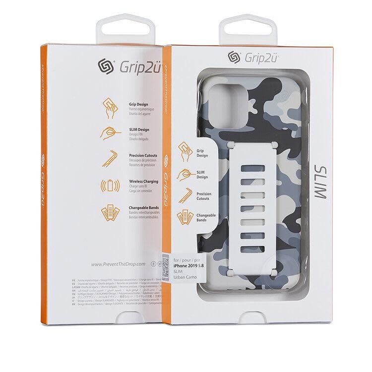 Grip2u Slim Multiple Hand Grip Case for iPhone 11 Pro Max - Urban Camo