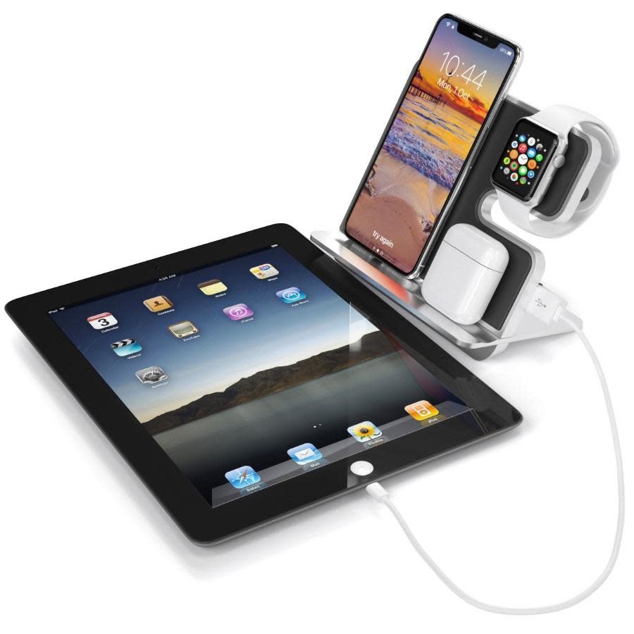 iComboStand Pro 4-in-1 Ultimate Wireless Charging Station - Space Gray