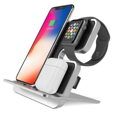iComboStand Pro 4-in-1 Ultimate Wireless Charging Station - Space Gray
