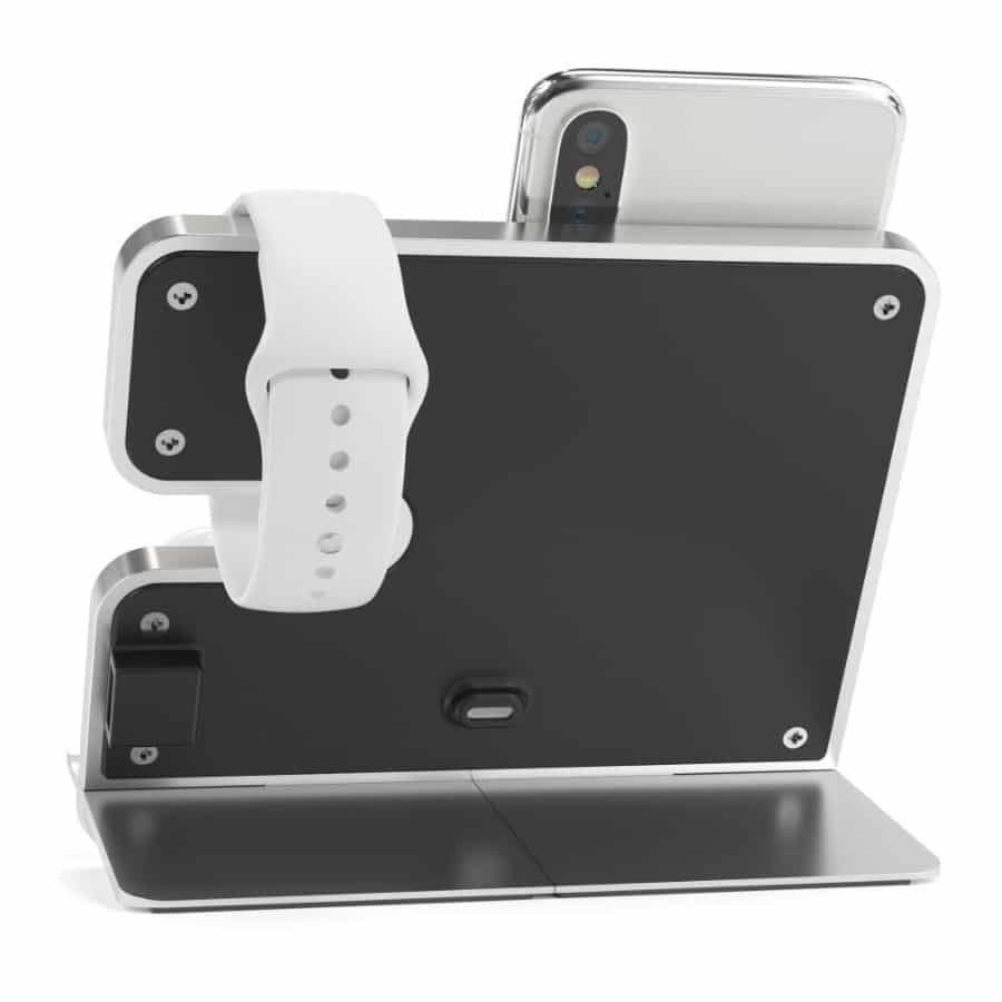 iComboStand Pro 4-in-1 Ultimate Wireless Charging Station - Space Gray