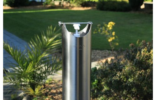 Hospital Stainless Steel Touchless Soap Foot Pedal Hand Sanitizer Dispenser Floor Stand Anti Finger Print finish