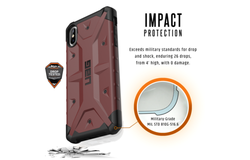 UAG Pathfinder Series Case for iPhone Xs Max - Carmine