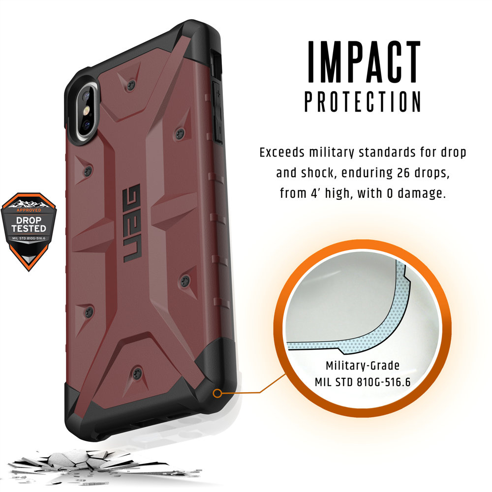 UAG Pathfinder Series Case for iPhone Xs Max - Carmine