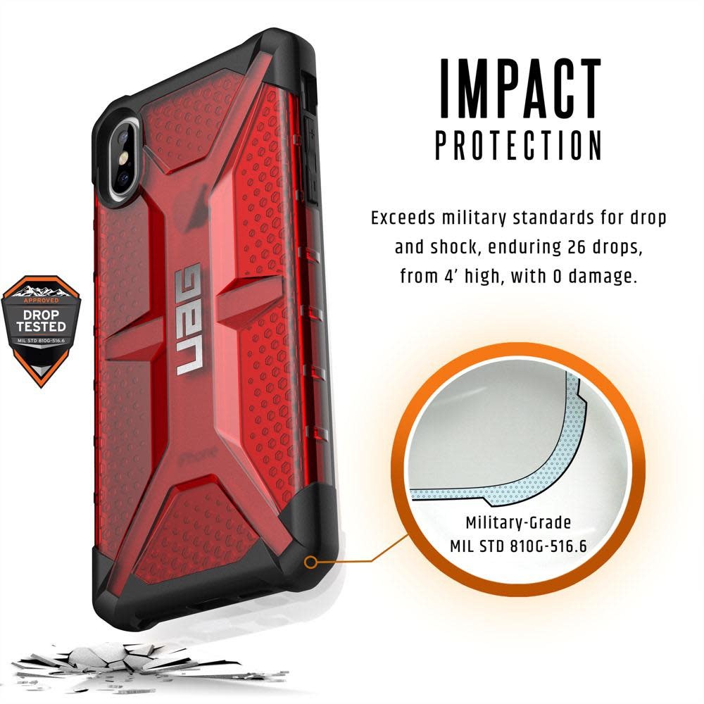 UAG Plasma Series Case for Apple iPhone Xs Max - Magma