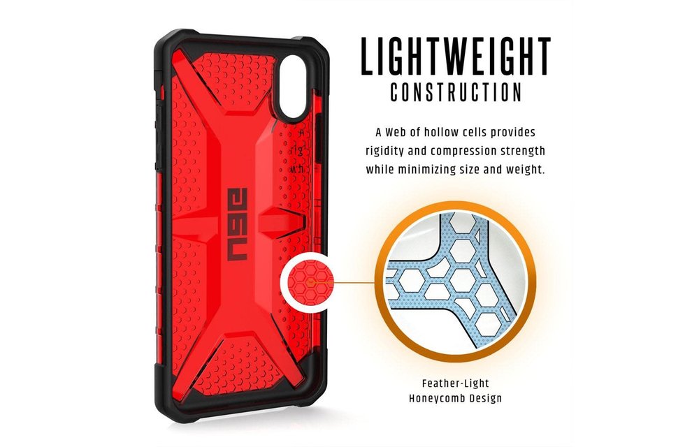 UAG Plasma Series Case for Apple iPhone Xs Max - Magma