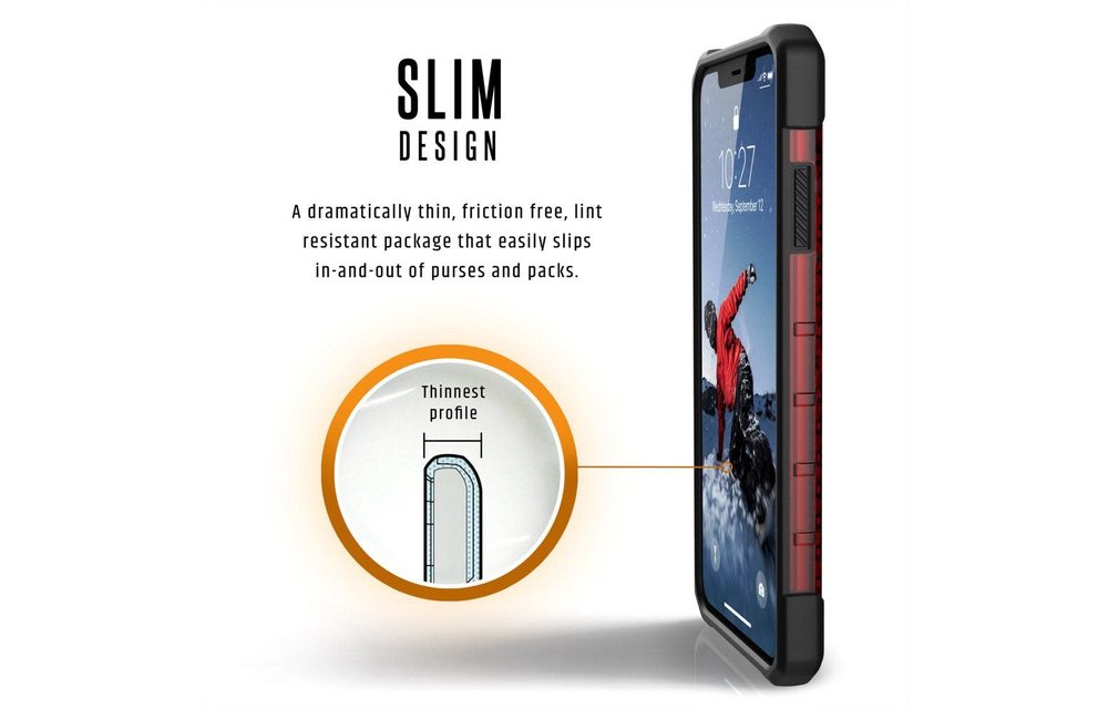 UAG Plasma Series Case for Apple iPhone Xs Max - Magma
