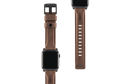 UAG Leather Strap for Apple Watch 38/40/41mm - Brown