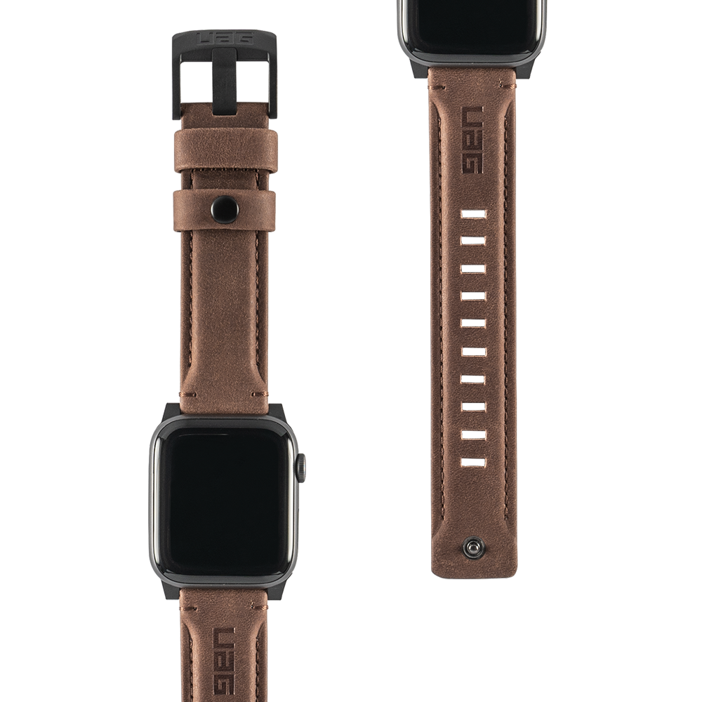 UAG Leather Strap for Apple Watch 38/40/41mm - Brown