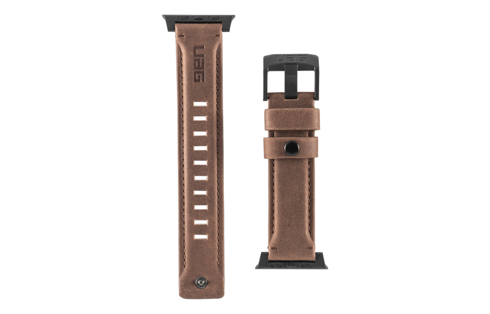 UAG Leather Strap for Apple Watch 38/40/41/42mm - Brown