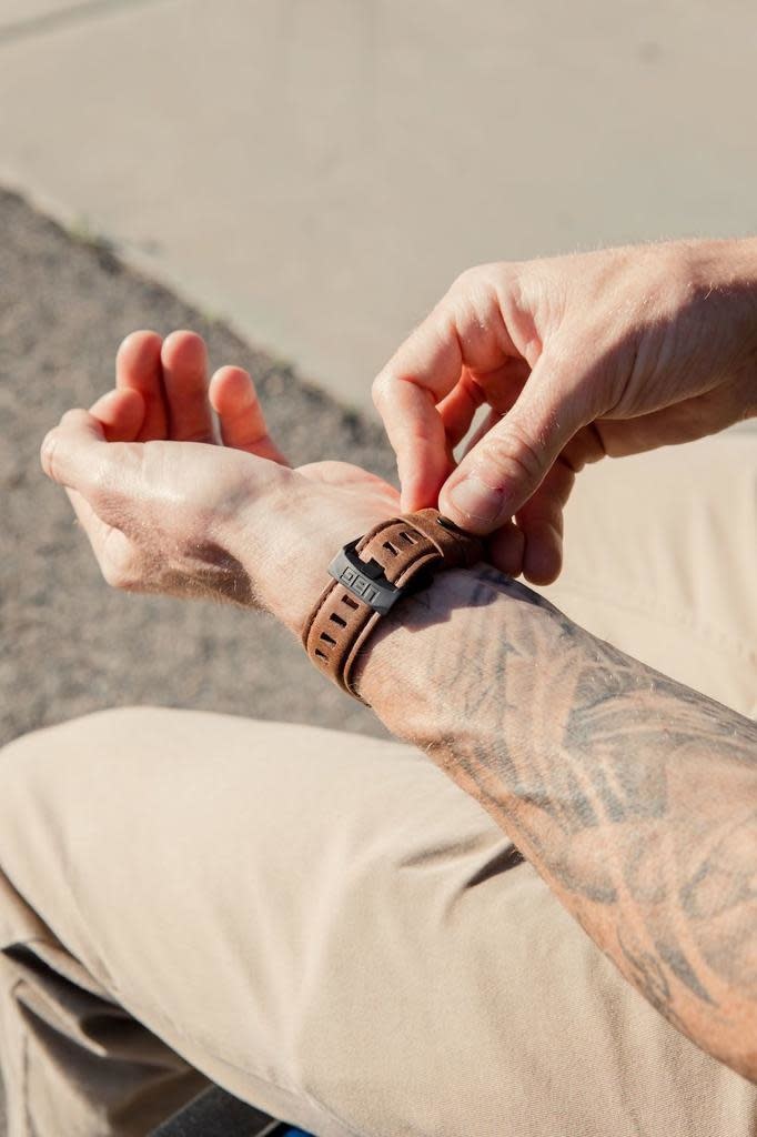 UAG Leather Strap for Apple Watch 38/40/41mm - Brown