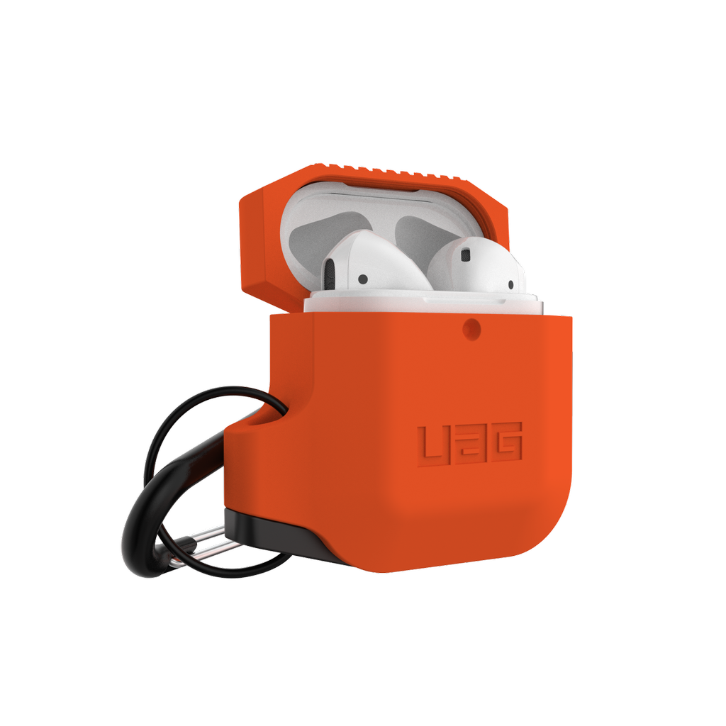 UAG Silicone Case for Apple Airpods 1/ 2 - Orange and Gray