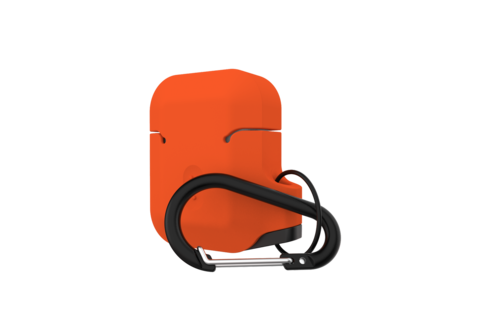 UAG Silicone Case for Apple Airpods 1/ 2 - Orange and Gray