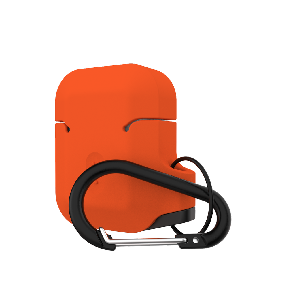 UAG Silicone Case for Apple Airpods 1/ 2 - Orange and Gray