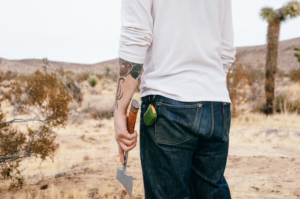 UAG Silicone Case for Apple Airpods 1/ 2 - Orange and Gray