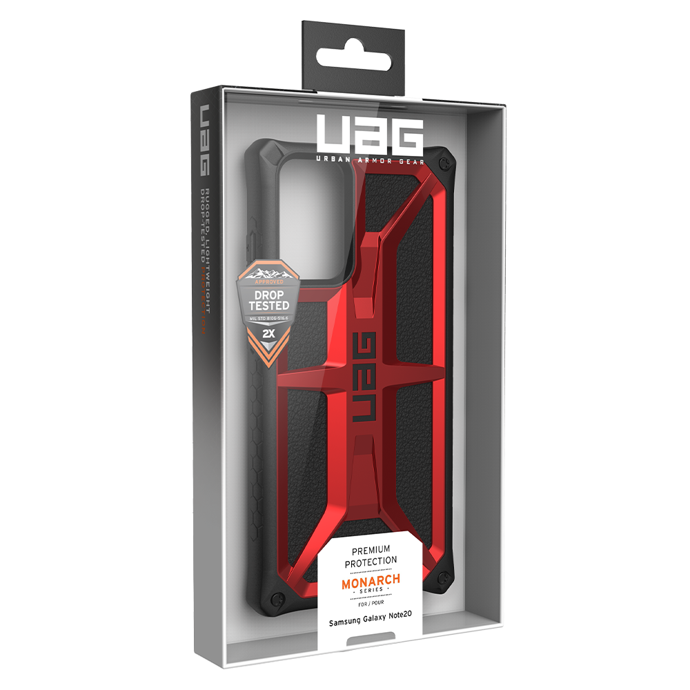 UAG Monarch Case for Samsung Galaxy Note 20 5G - Crimson
