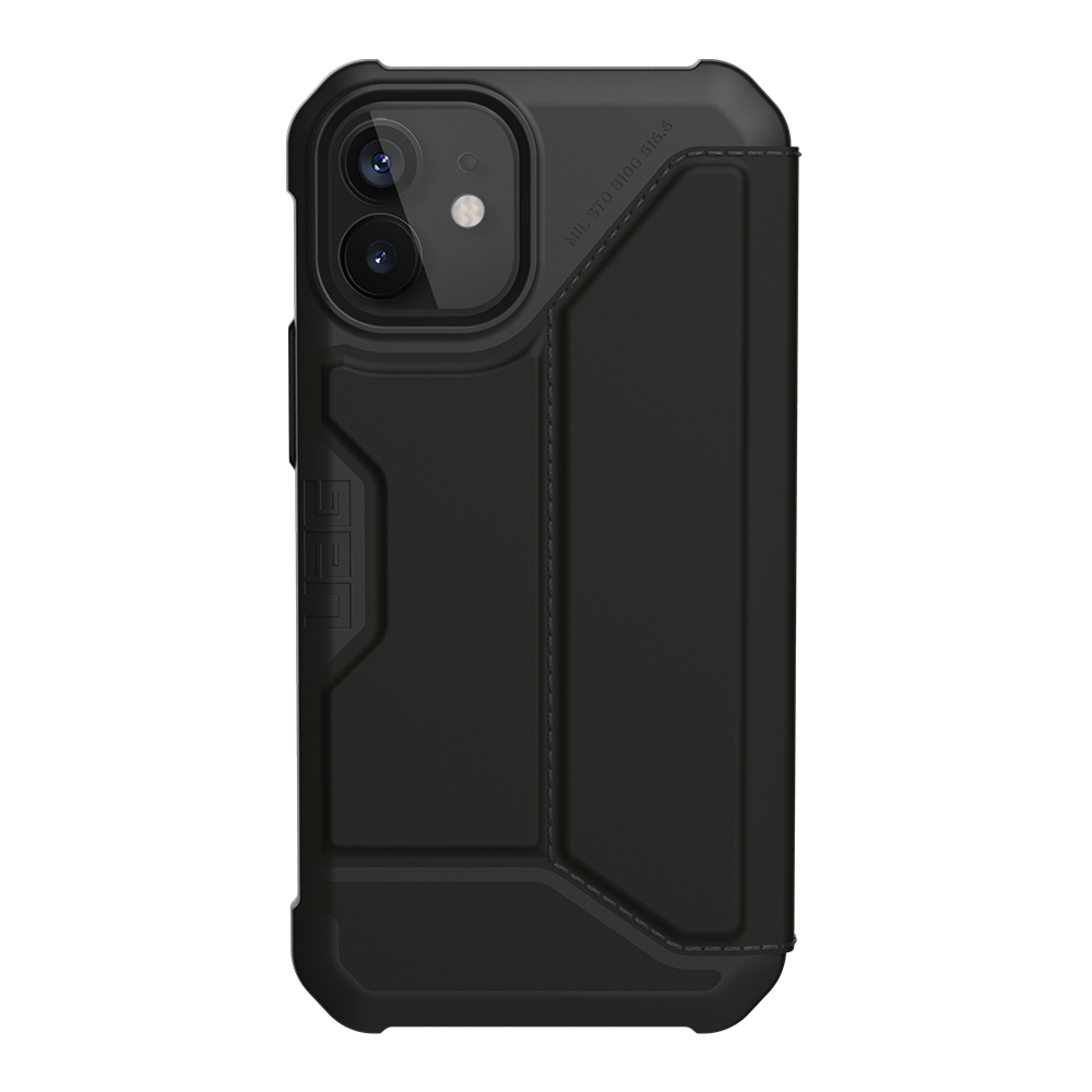 UAG Metropolis Folio Wallet Case for Apple iPhone 12 Mini - Black