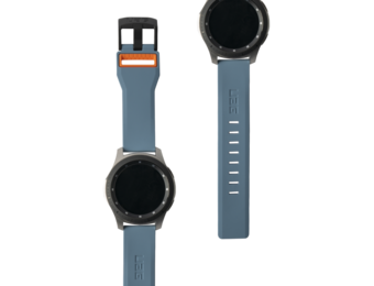 UAG Civilian Watchband for Samsung Galaxy Watch 46mm - Slate and Orange