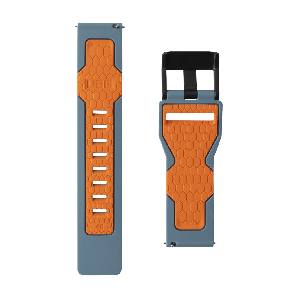 UAG Civilian Watchband for Samsung Galaxy Watch 46mm - Slate and Orange