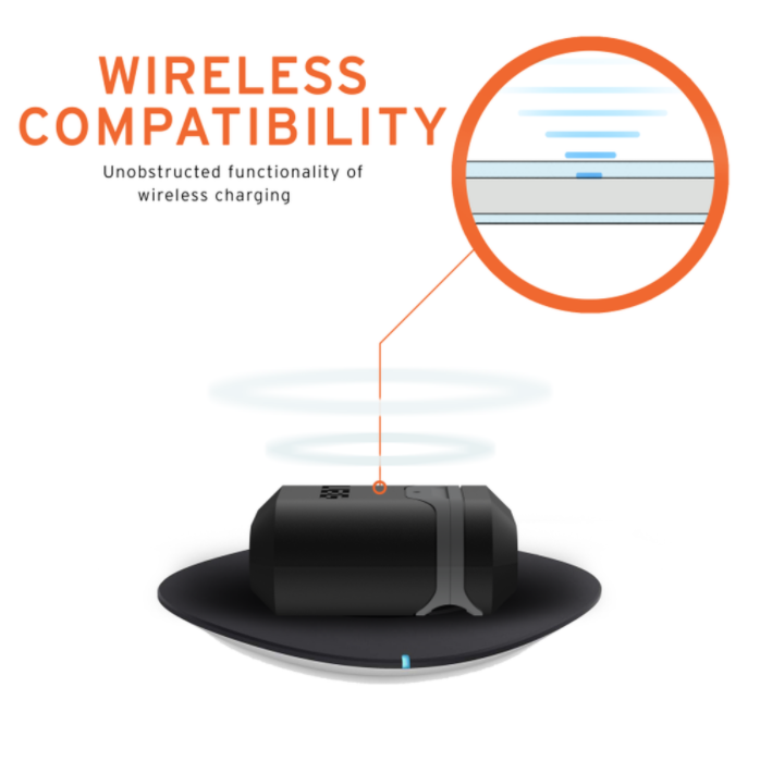 UAG Standard issue 001 Hard Case for Apple AirPods 1/2 - Black/Grey