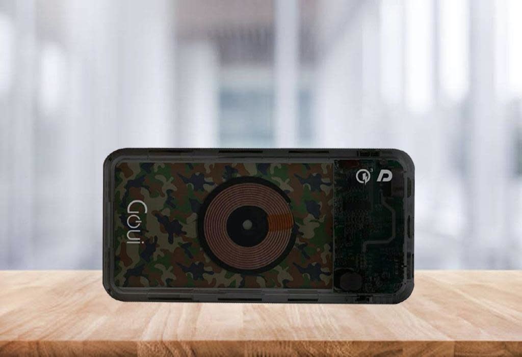 Goui RIX Ultra Fast Wireless Charging Power Bank 10,000mAh - Camo