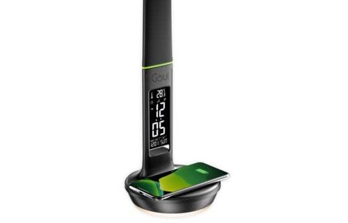 Goui NURU+D Ultra Led Table Lamp + Wireless 10W + Speaker + Digital clock  USB 3.0 and USB-C 30w  - Black