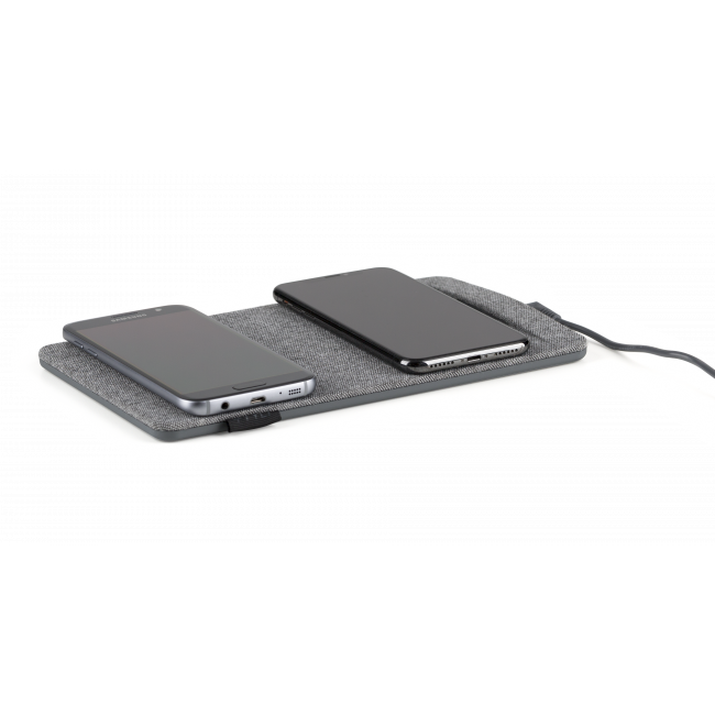 TYLT Mat Dual Wireless Charging Pad 10W - Gray