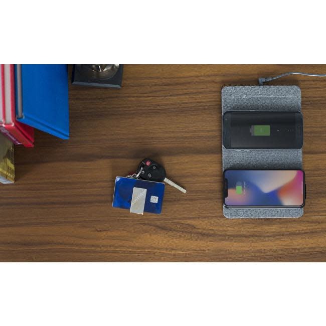 TYLT Mat Dual Wireless Charging Pad 10W - Gray