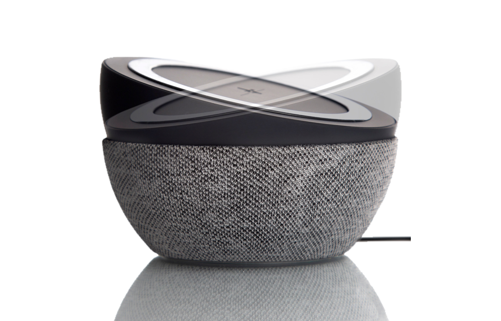 TYLT Twisty 360 Wireless Charging Pad and Stand 10W - Charcoal and Gray