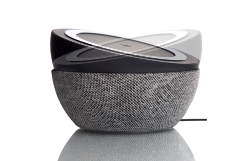 TYLT Twisty 360 Wireless Charging Pad and Stand 10W - Charcoal and Gray