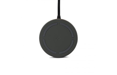 TYLT Twisty 360 Wireless Charging Pad and Stand 10W - Charcoal and Gray