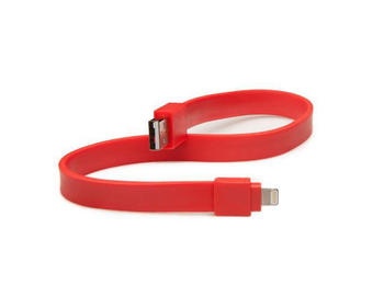 TYLT USB To Lightning Charge and Sync Cable 1foot/30cm - Red