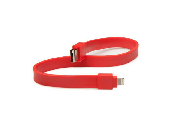 TYLT USB To Lightning Charge and Sync Cable 1foot/30cm - Red
