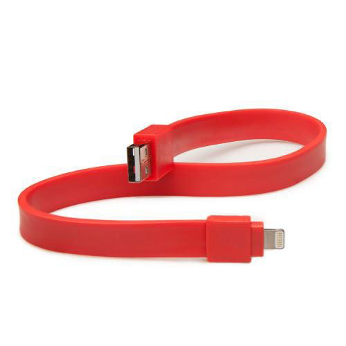 TYLT USB To Lightning Charge and Sync Cable 1foot/30cm - Red