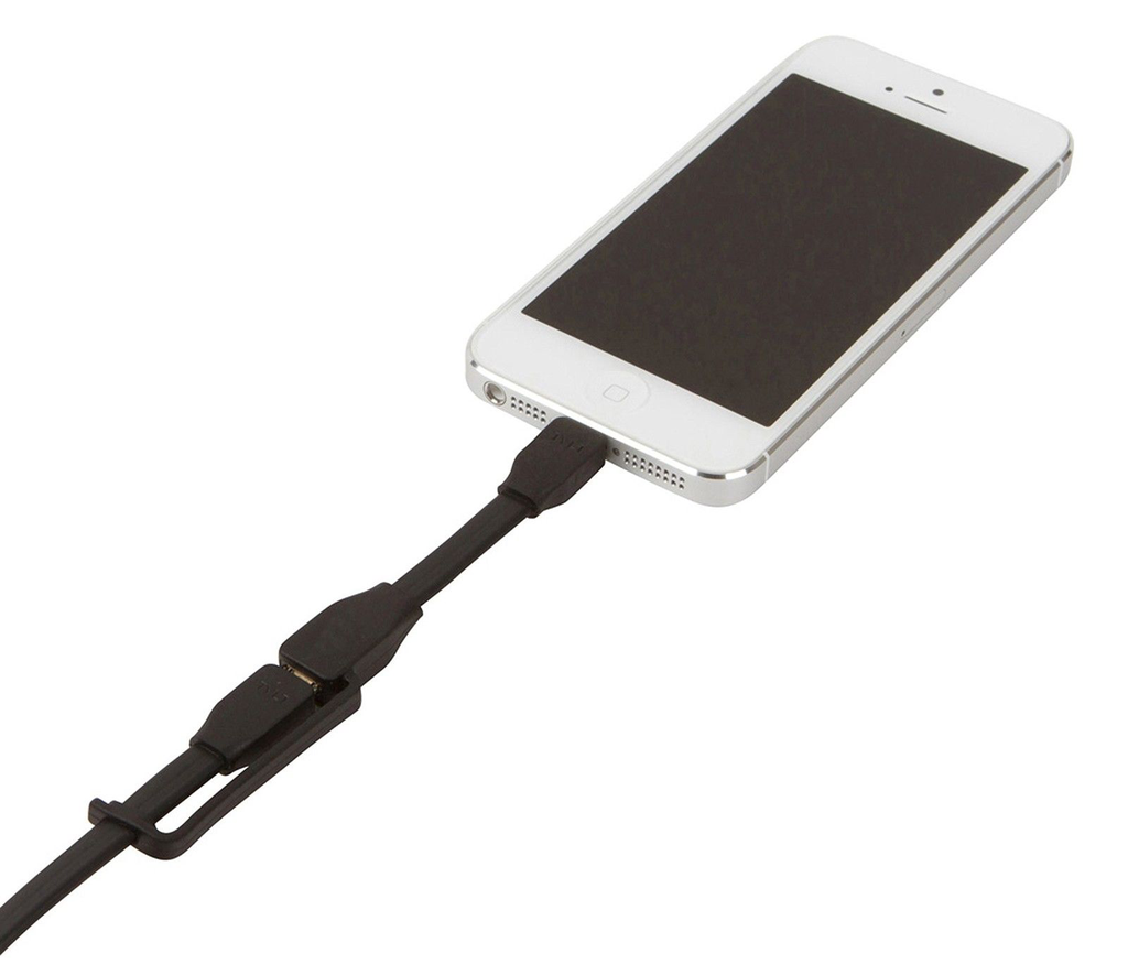 TYLT Sync and Charge Cable Duo Lightning+Micro to USB 1M  - Black