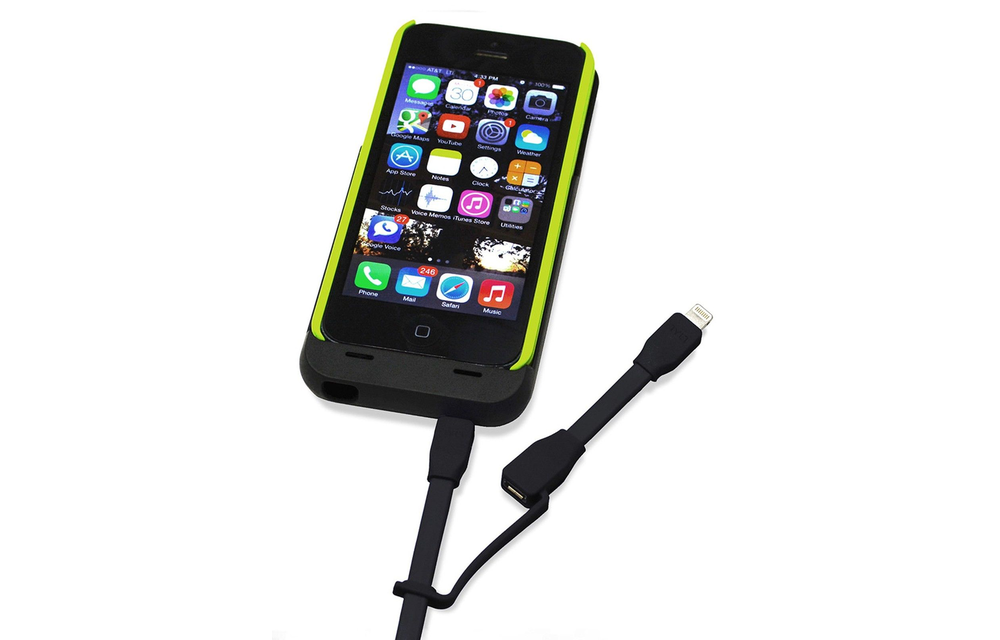 TYLT Sync and Charge Cable Duo Lightning+Micro to USB 1M  - Black