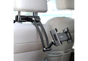 ROCK STRETCHABLE CAR HEADREST MOUNT -  BLACK