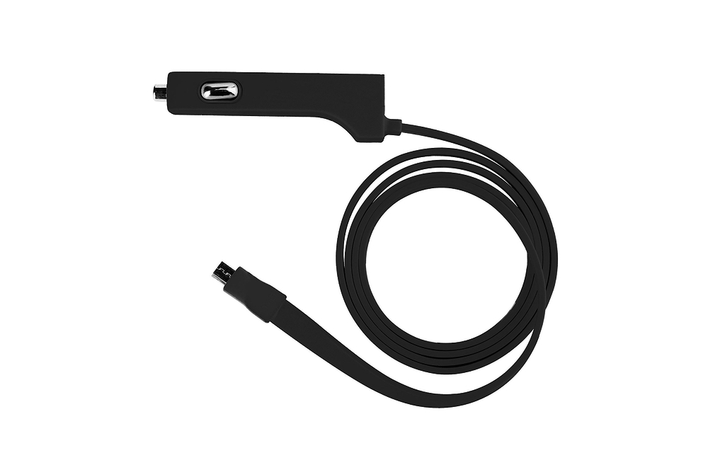 TYLT 2.1A Car Charger with Micro Cable + 1x Bonus Universal USB Port - Black