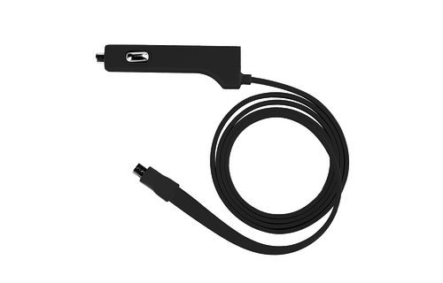 TYLT 2.1A Car Charger with Micro Cable + 1x Bonus Universal USB Port - Black