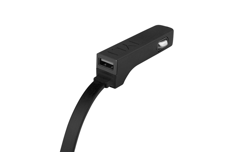 TYLT 4.8A Car Charger with Lightning Cable + Bonus Universal USB Port - Black