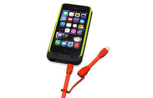 TYLT Sync and Charge Cable Duo Lightning+Micro to USB 1M  - Red