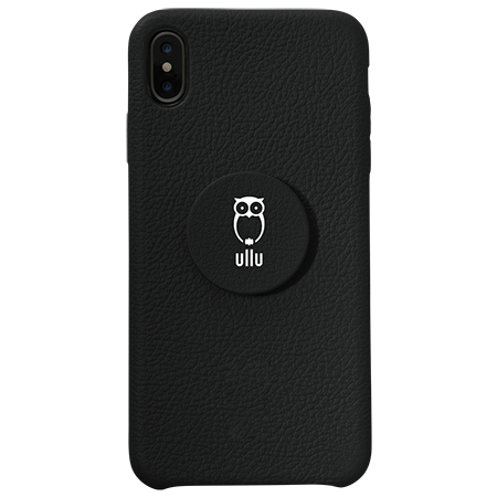 Ullu Hand Crafted Premium Leather Poppy Grip and Stand Case for iPhone X/Xs - Knight Rider