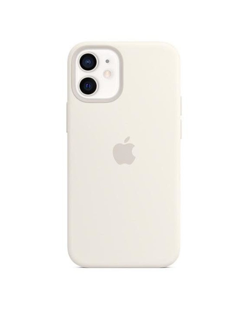 Apple Apple iPhone 12 Mini Silicone Case with MagSafe - White