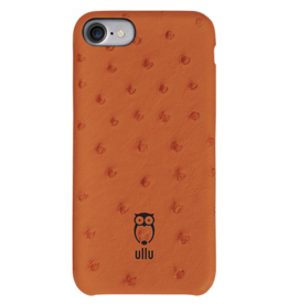 Ullu Ullu SnapOn Ostrich Leather Case For iPhone 7/8/SE - Tangerine