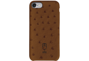 Ullu SnapOn Ostrich Leather Case For iPhone 7/8/SE - Milk Chocolate