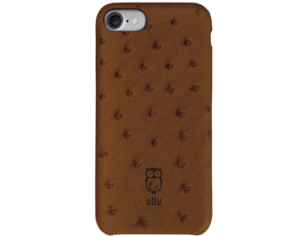 Ullu SnapOn Ostrich Leather Case For iPhone 7/8/SE - Milk Chocolate