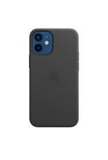 Apple Apple iPhone 12 Mini Leather Case with MagSafe - Black